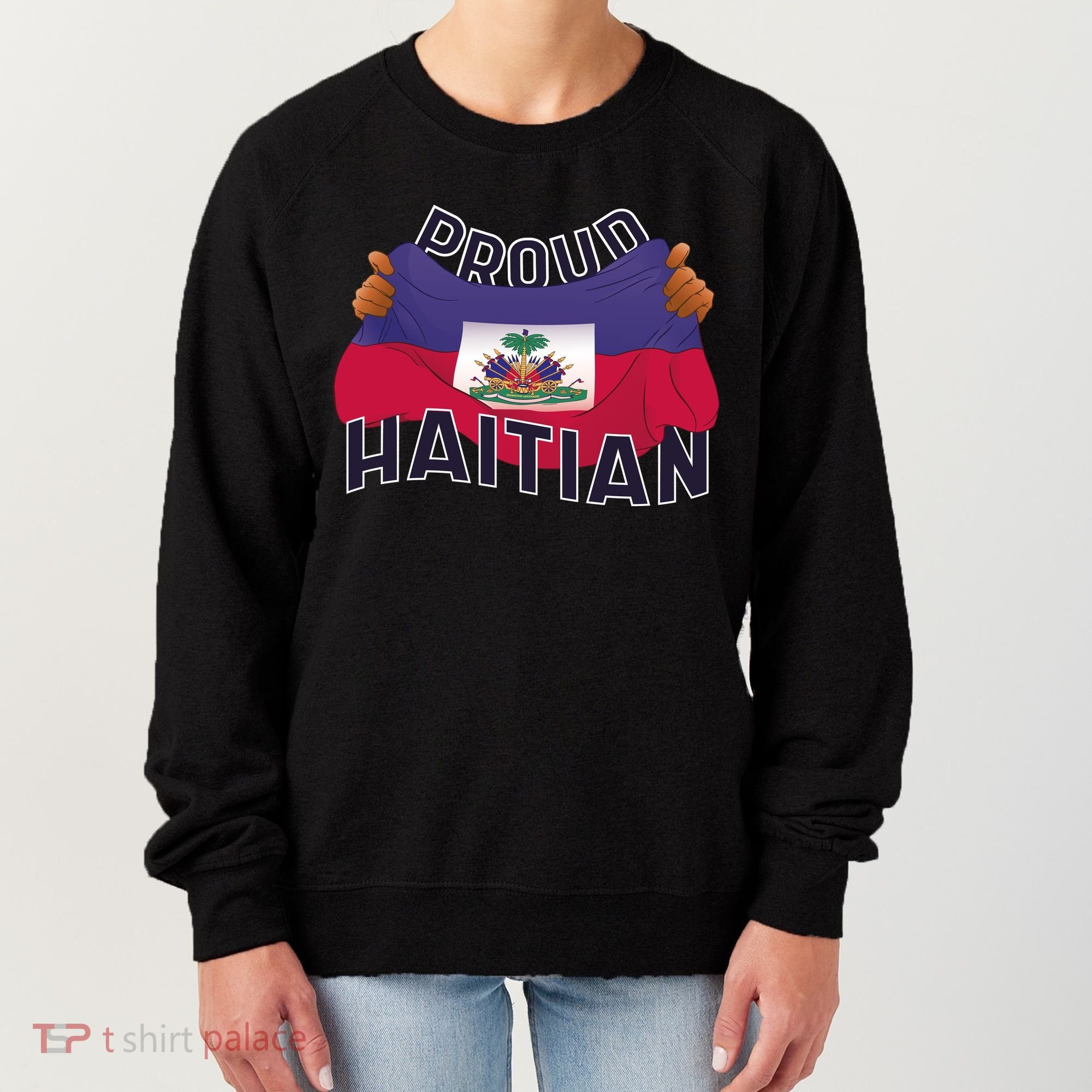 Proud Haitian Flag Women's Sweatshirt