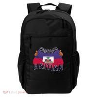 Proud Haitian Flag Backpack thumb 0