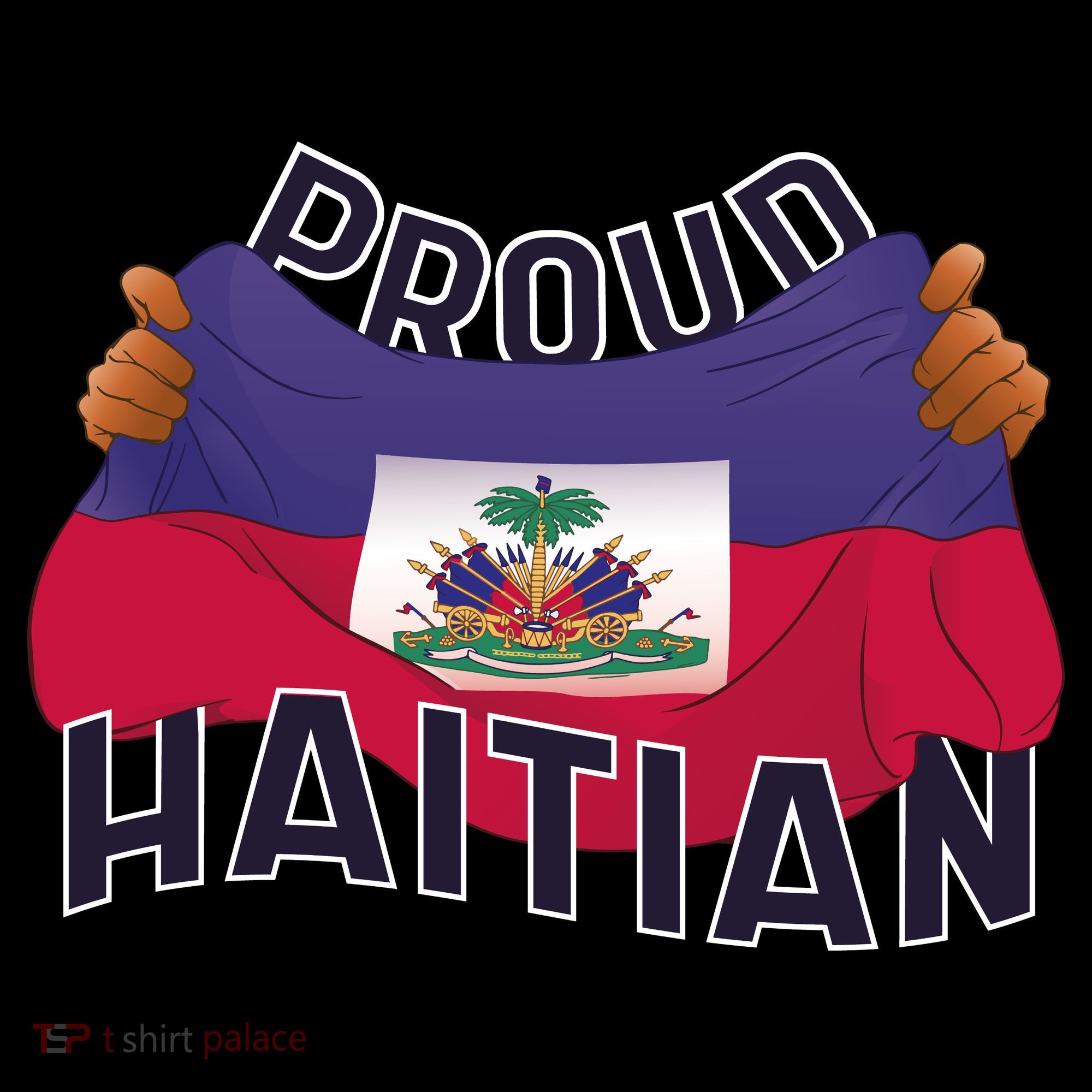 Proud Haitian Flag Bucket Hat