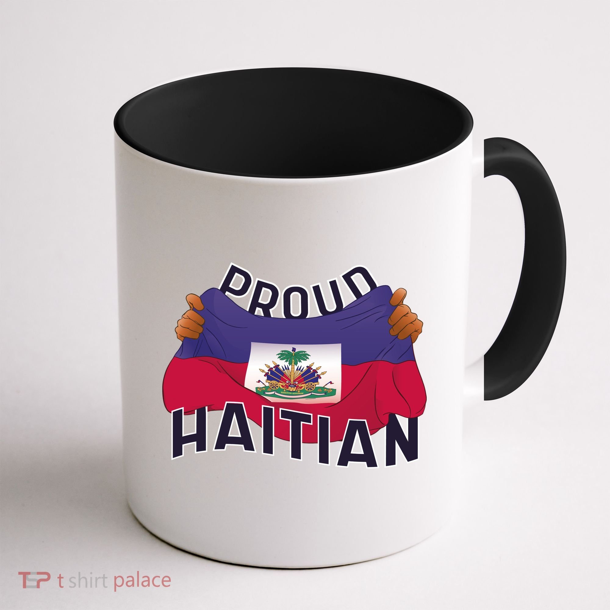 Proud Haitian Flag Coffee Mug