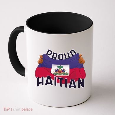 Proud Haitian Flag Coffee Mug
