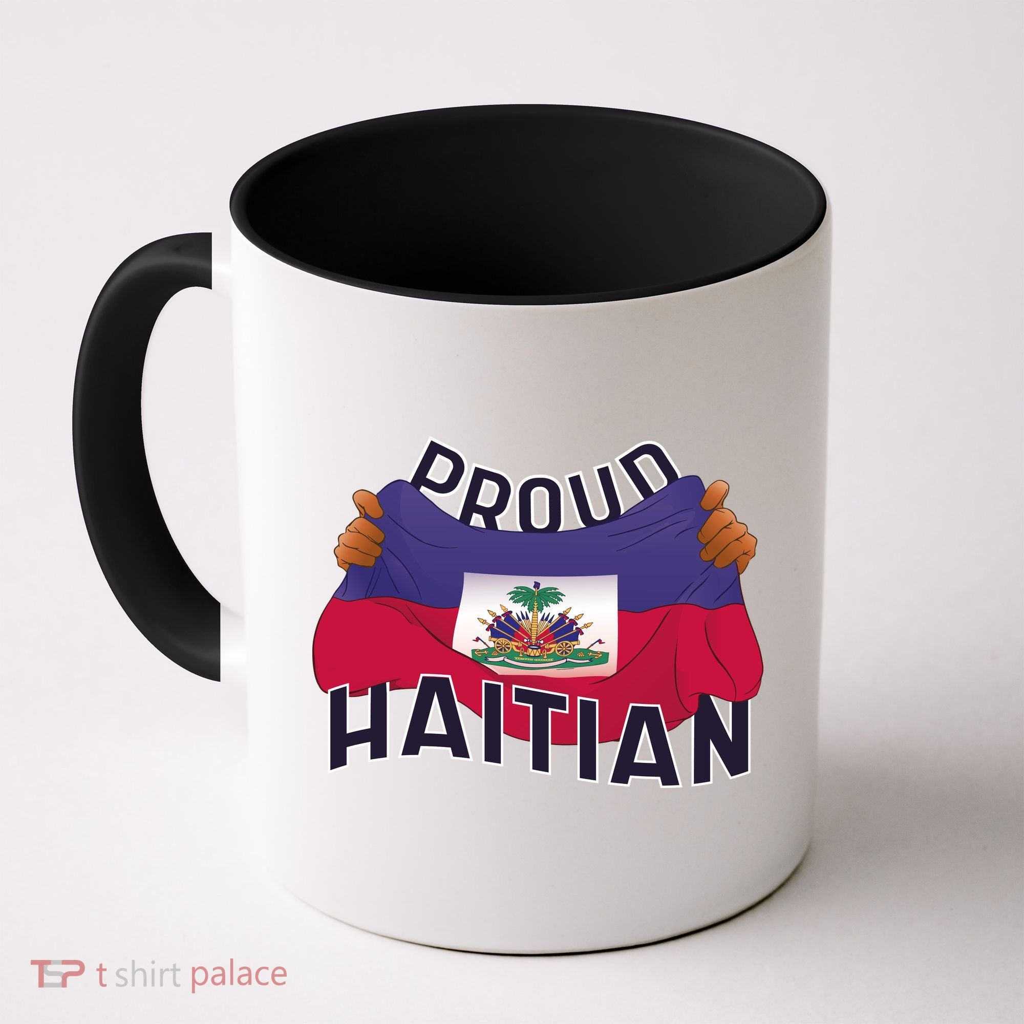 Proud Haitian Flag Coffee Mug