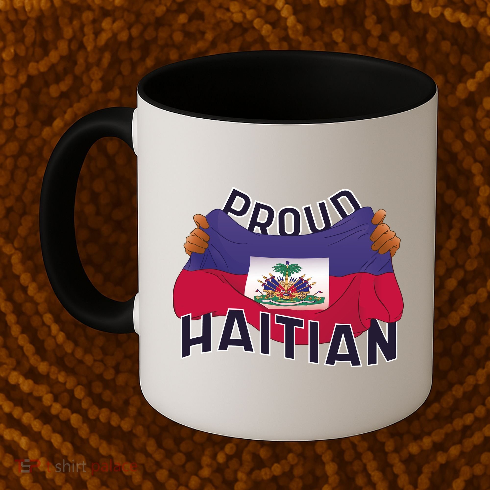 Proud Haitian Flag Coffee Mug
