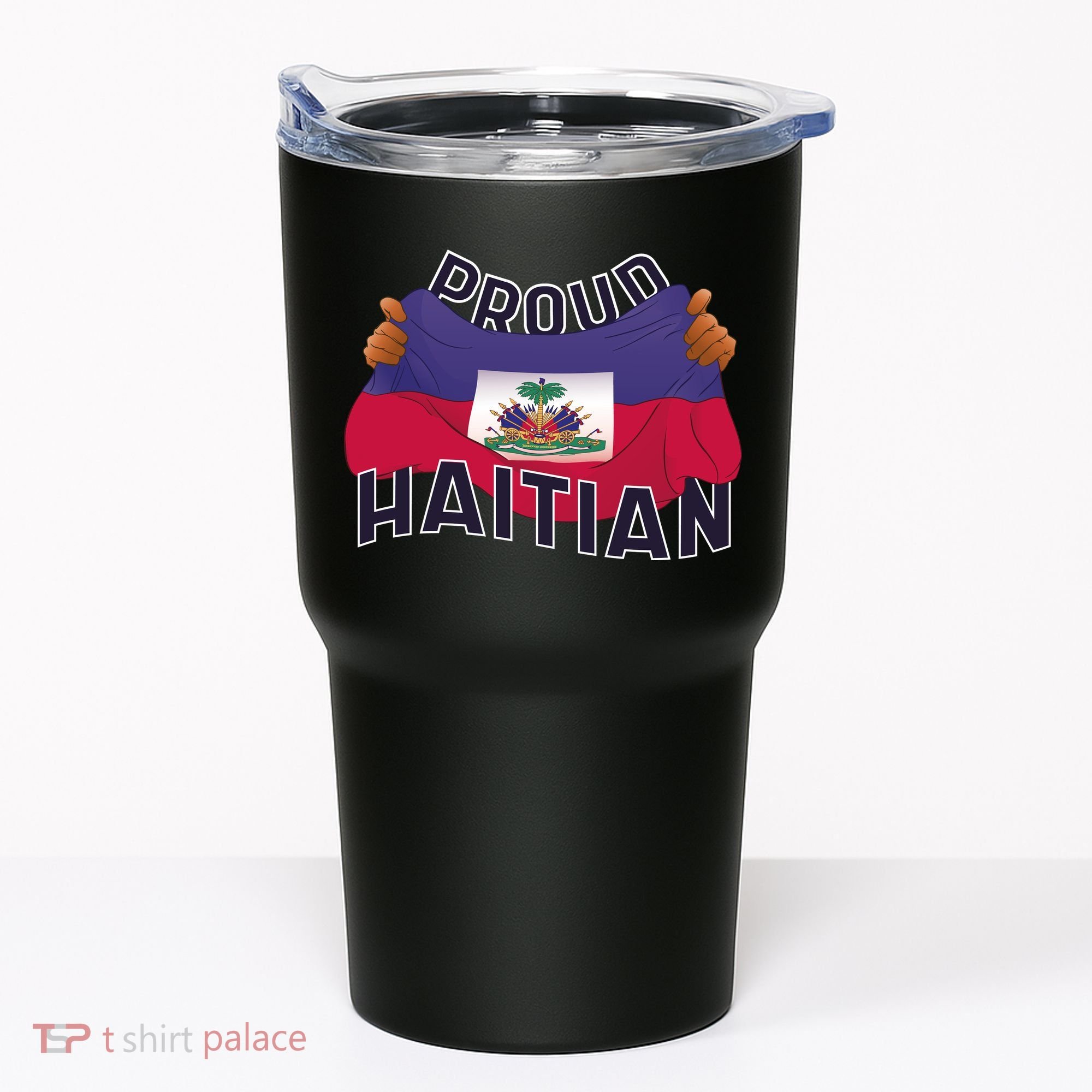 Proud Haitian Flag Tumbler