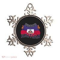 Proud Haitian Flag Ornament thumb 0