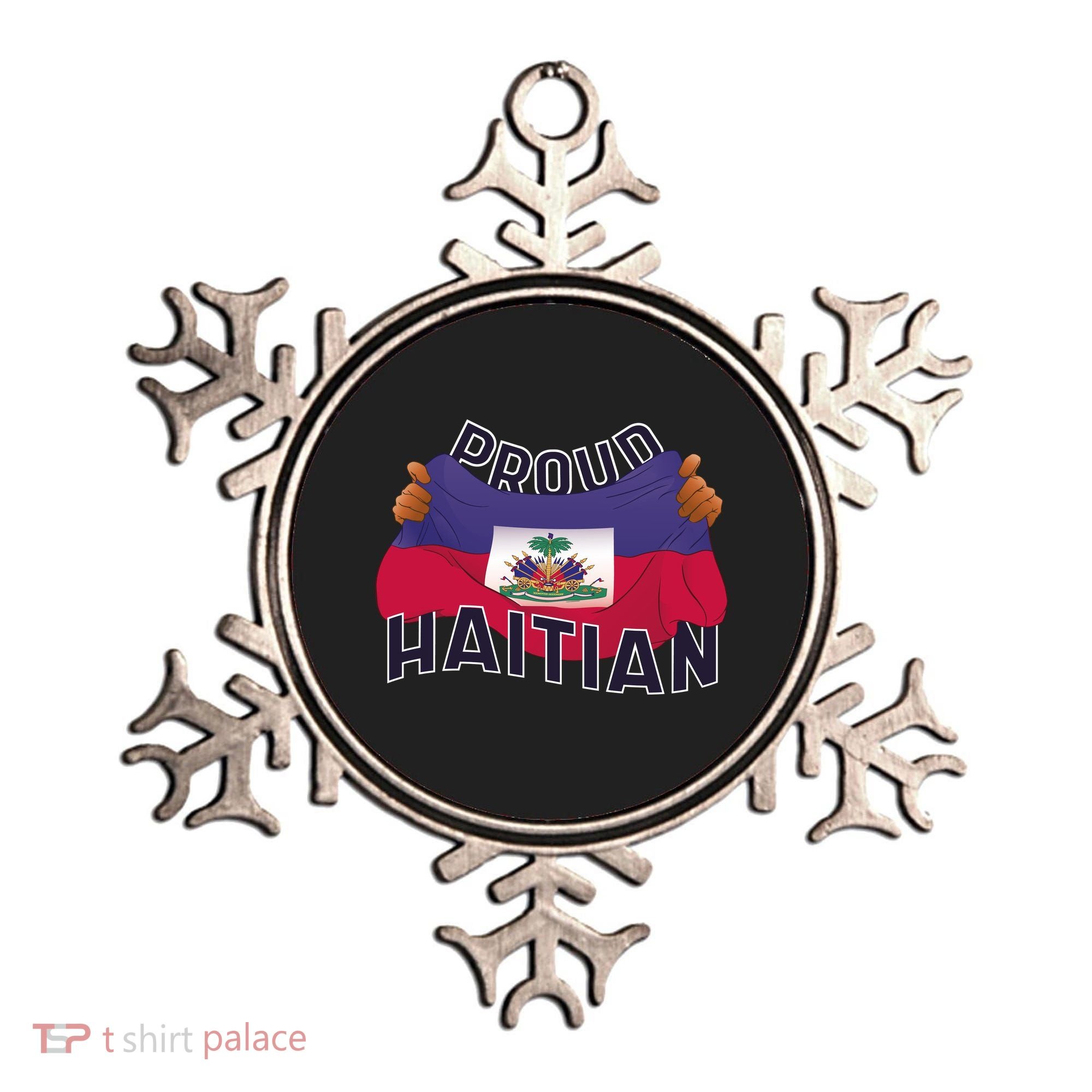 Proud Haitian Flag Ornament