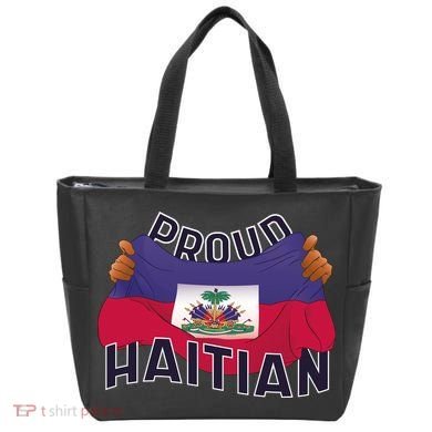 Proud Haitian Flag Tote Bag