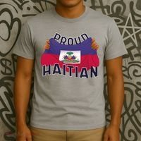 Proud Haitian Flag T-Shirt thumb 3