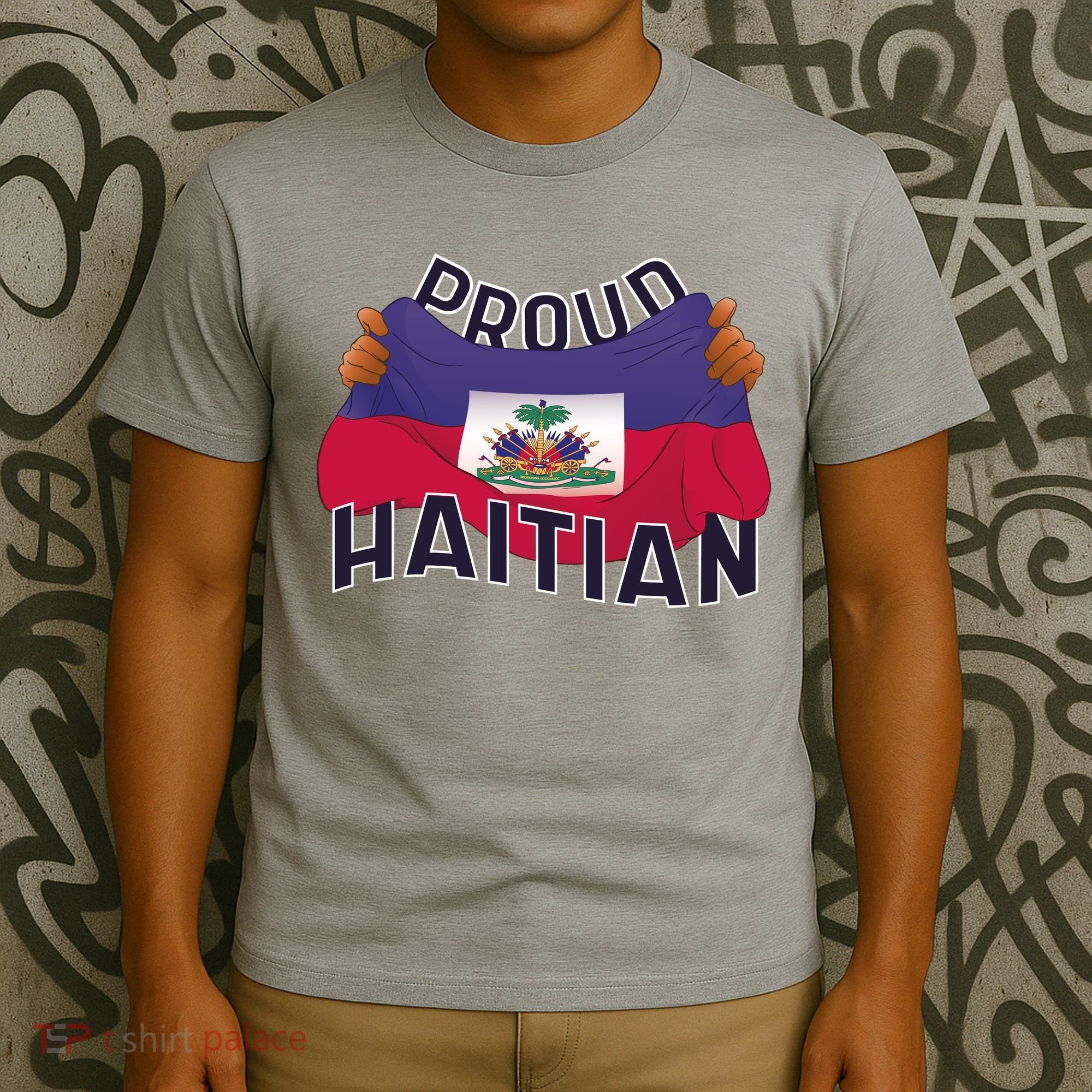 Proud Haitian Flag T-Shirt