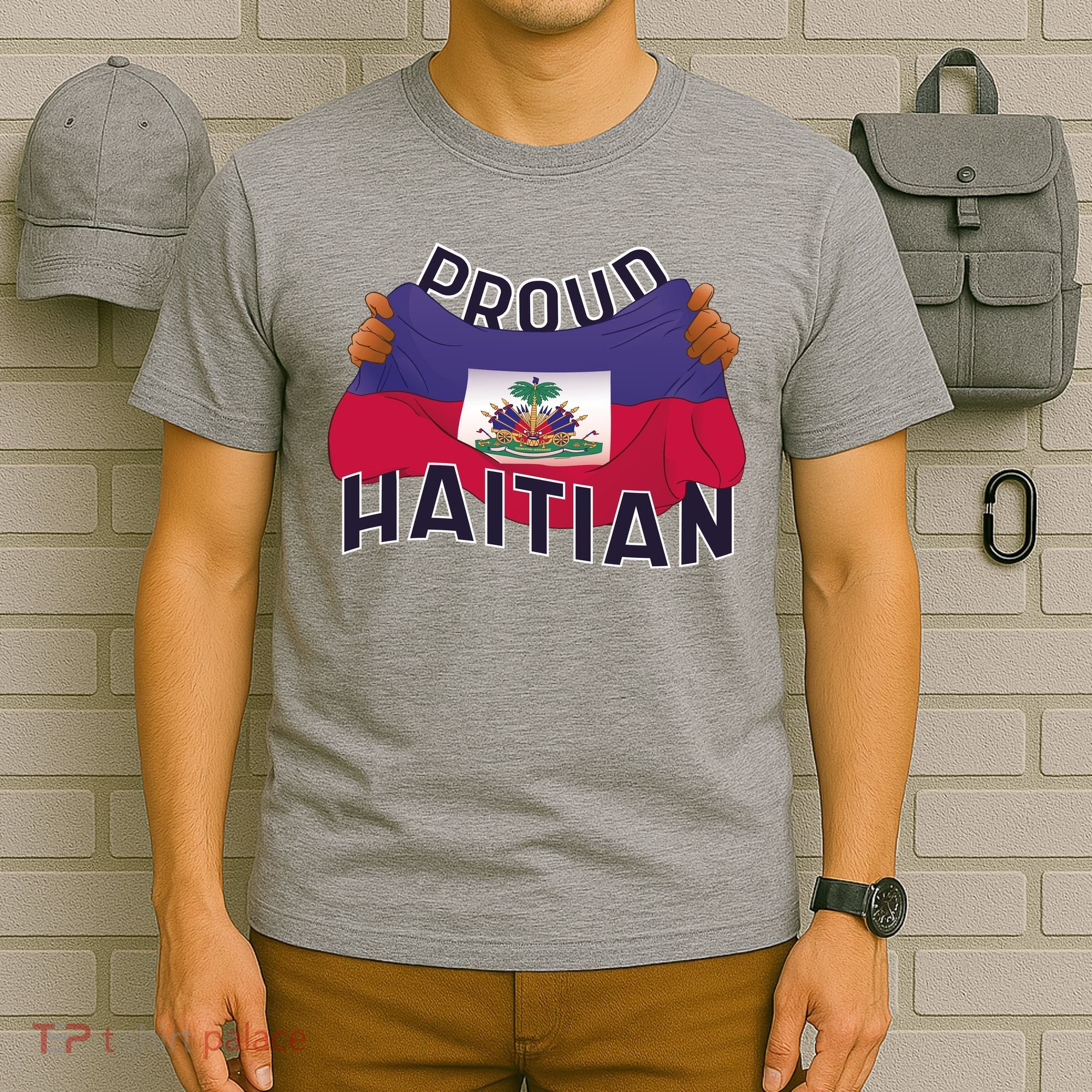 Proud Haitian Flag T-Shirt