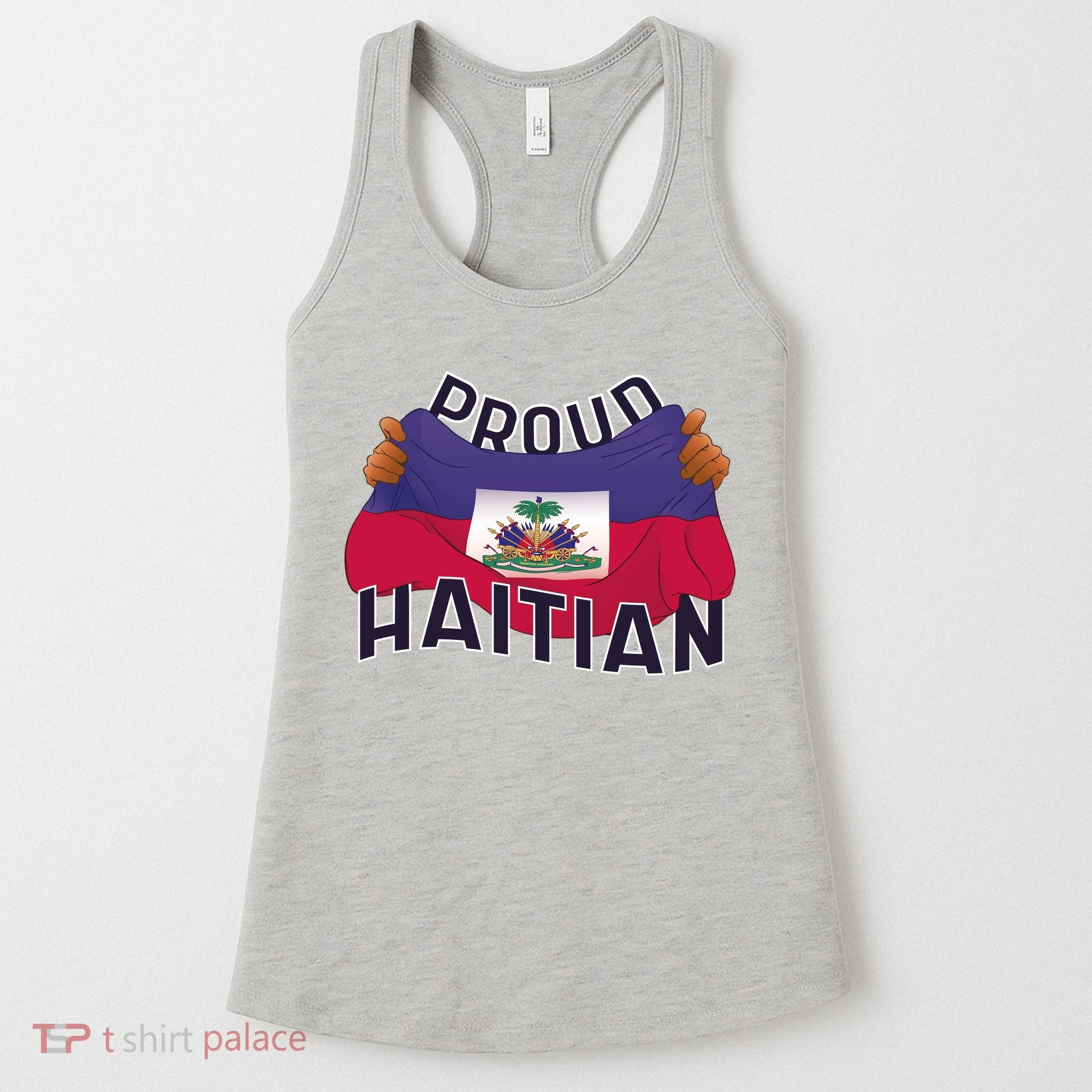 Proud Haitian Flag Women's Tank Top