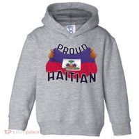 Proud Haitian Flag Toddler Hoodie thumb 0