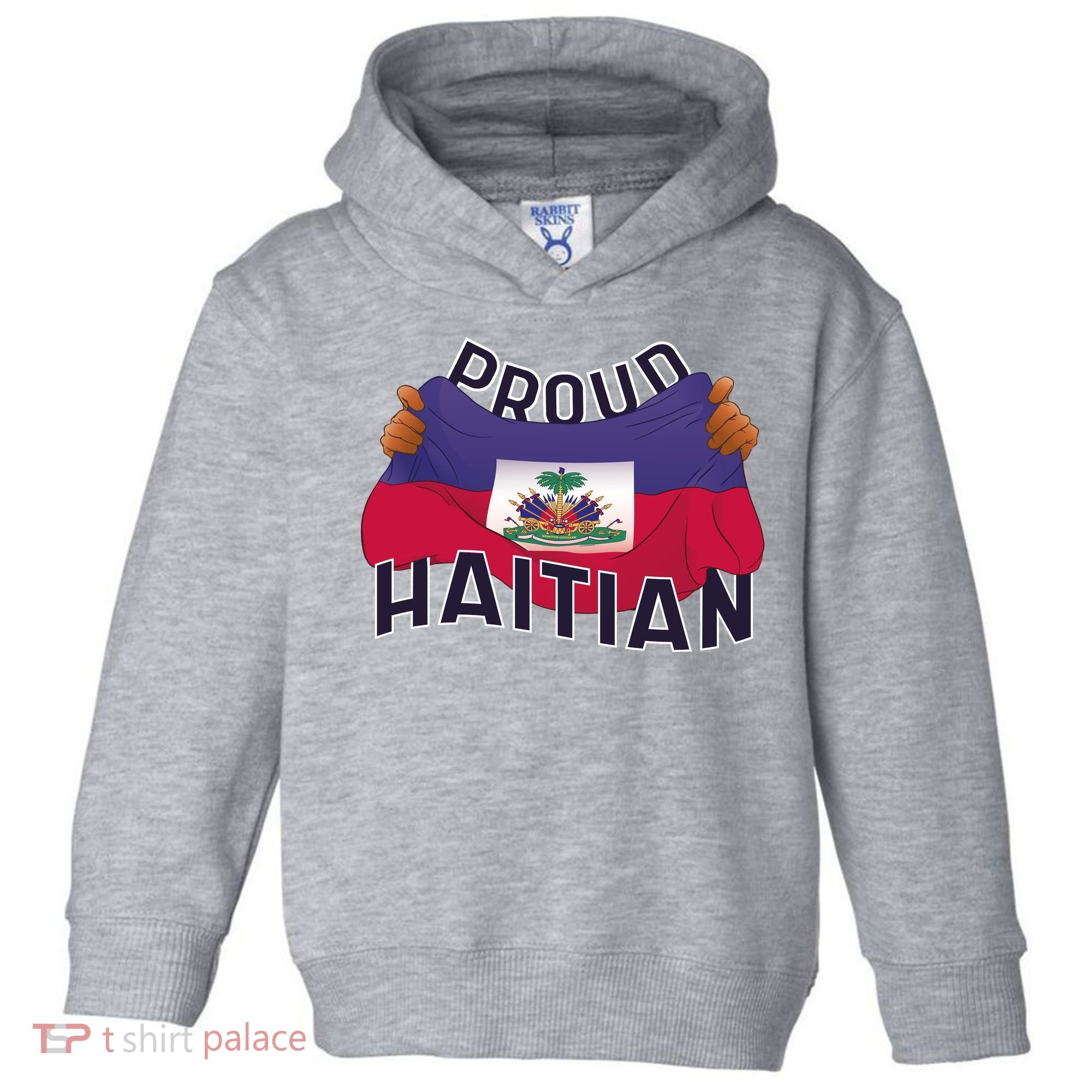 Proud Haitian Flag Toddler Hoodie
