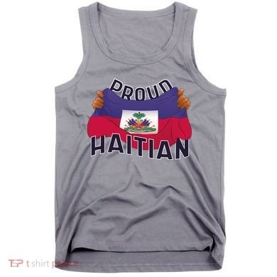 Proud Haitian Flag Tank Top