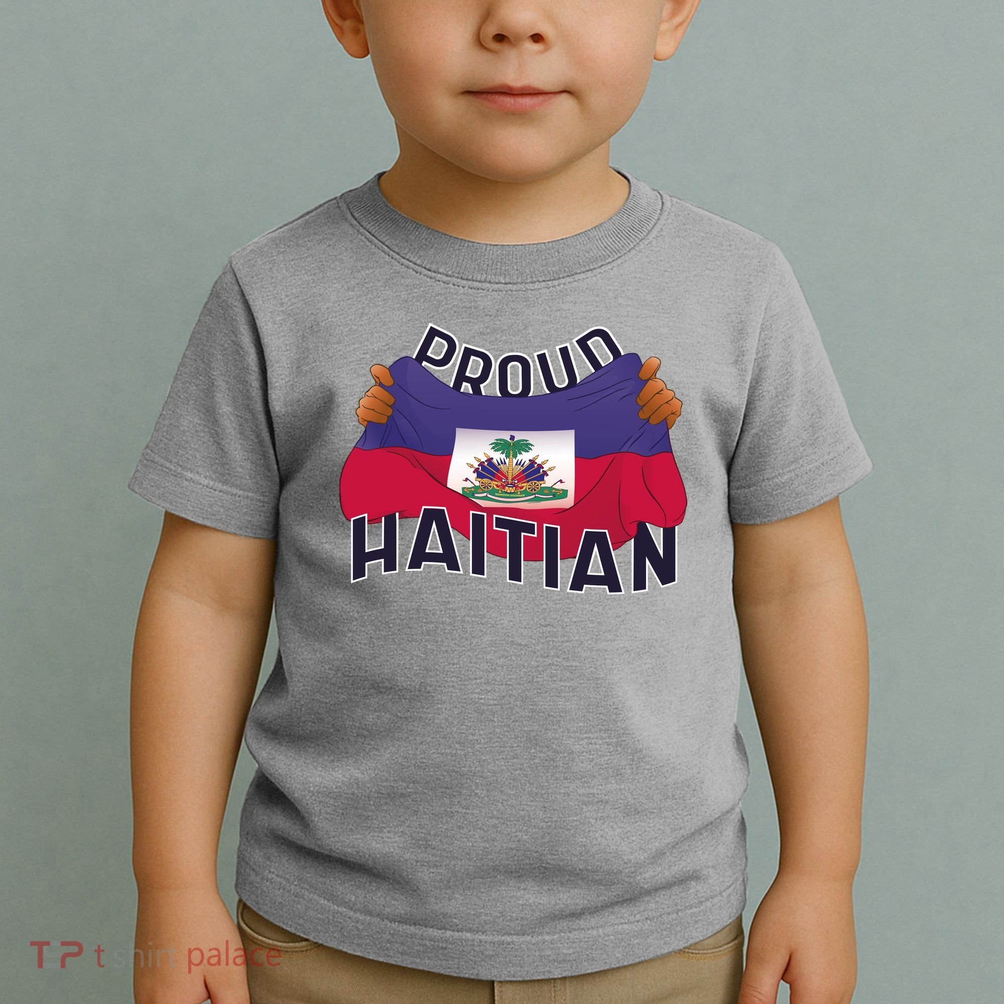 Proud Haitian Flag Toddler T-Shirt