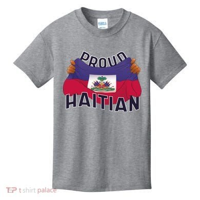 Proud Haitian Flag Kids T-Shirt