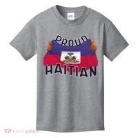 Proud Haitian Flag Kids T-Shirt thumb 0