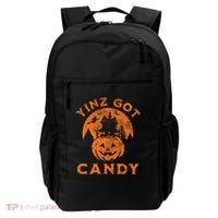 Pittsburgh Halloween Funny Yinz Got Candy Trick Or Treat Gift Backpack thumb 0