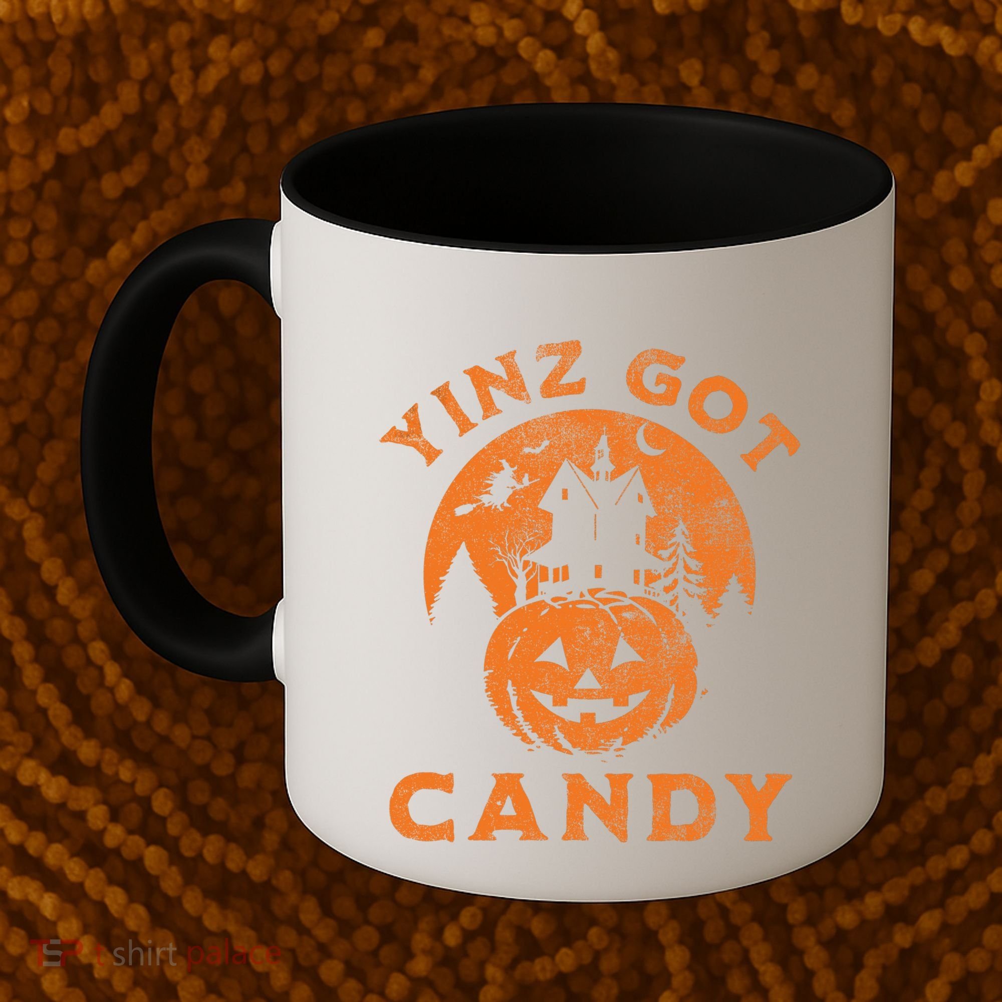 Pittsburgh Halloween Funny Yinz Got Candy Trick Or Treat Gift Coffee Mug