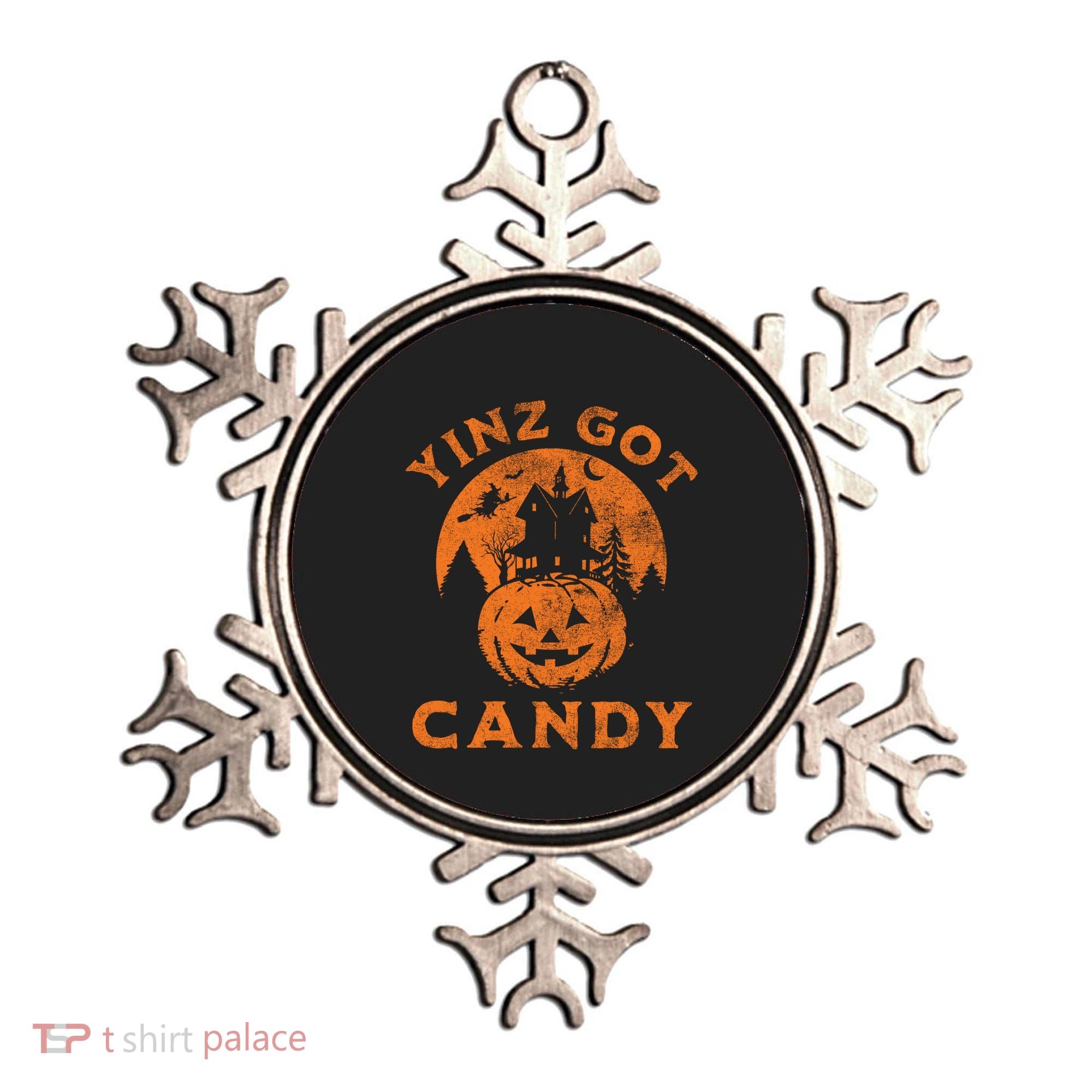 Pittsburgh Halloween Funny Yinz Got Candy Trick Or Treat Gift Ornament