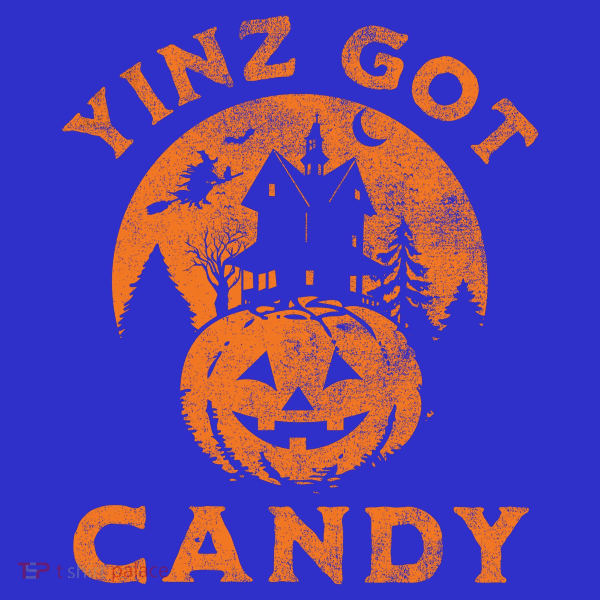 Pittsburgh Halloween Funny Yinz Got Candy Trick Or Treat Gift Apron
