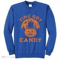Pittsburgh Halloween Funny Yinz Got Candy Trick Or Treat Gift Sweatshirt thumb 0