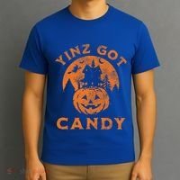 Pittsburgh Halloween Funny Yinz Got Candy Trick Or Treat Gift T-Shirt thumb 3