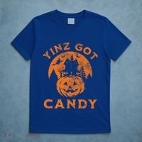 Pittsburgh Halloween Funny Yinz Got Candy Trick Or Treat Gift T-Shirt thumb 5