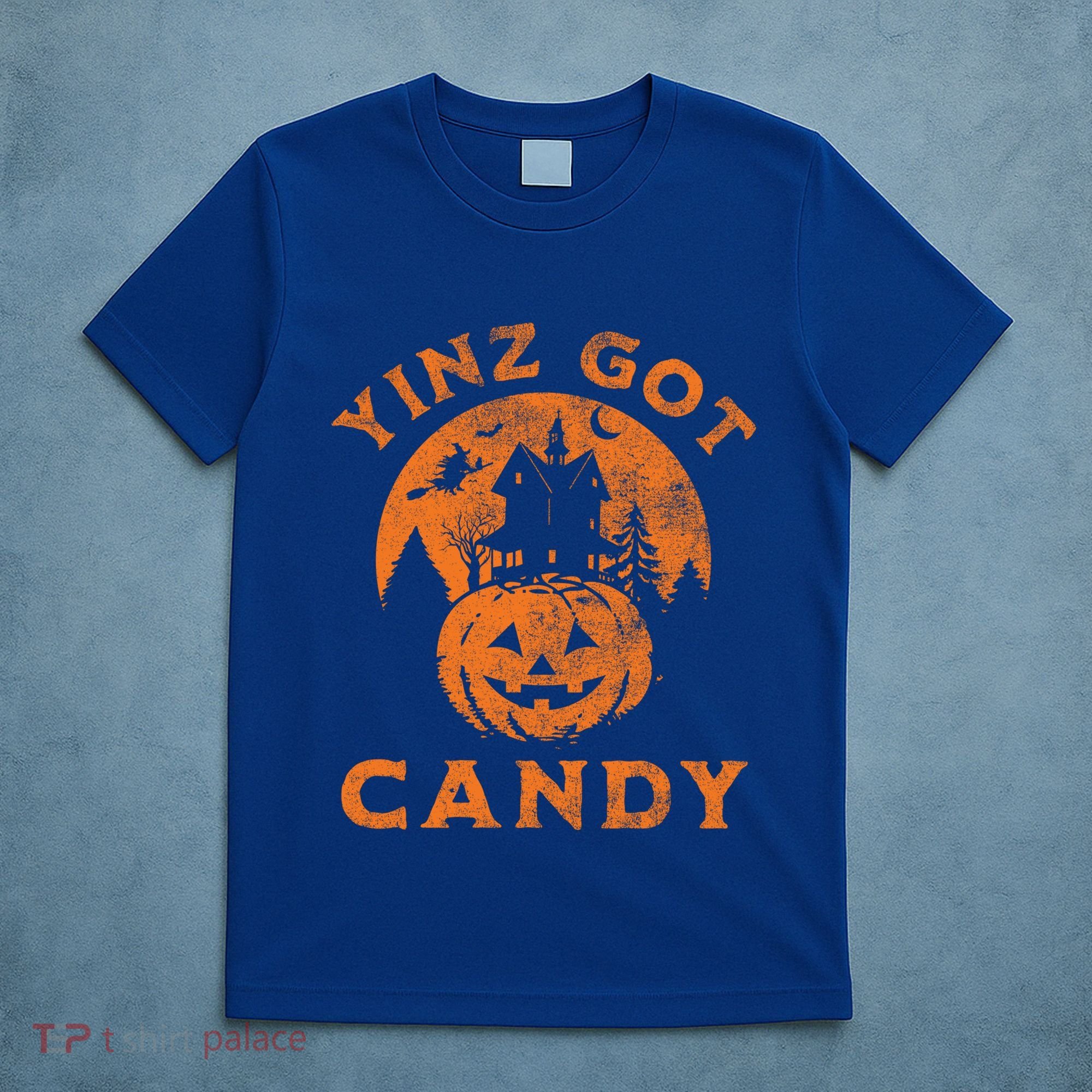 Pittsburgh Halloween Funny Yinz Got Candy Trick Or Treat Gift T-Shirt