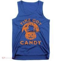 Pittsburgh Halloween Funny Yinz Got Candy Trick Or Treat Gift Tank Top thumb 0