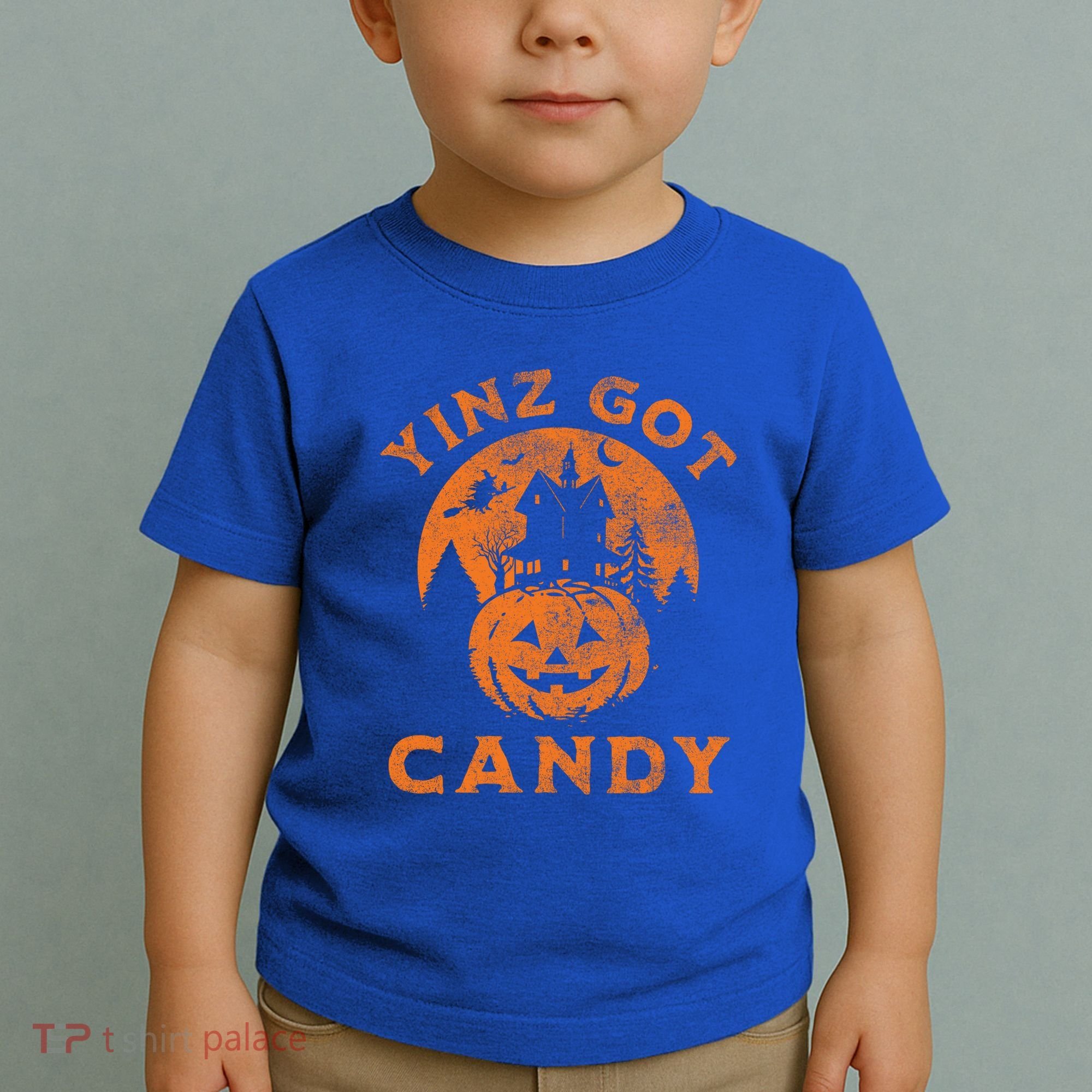 Pittsburgh Halloween Funny Yinz Got Candy Trick Or Treat Gift Toddler T-Shirt