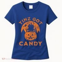 Pittsburgh Halloween Funny Yinz Got Candy Trick Or Treat Gift Women's T-Shirt thumb 0
