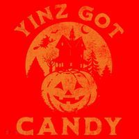 Pittsburgh Halloween Funny Yinz Got Candy Trick Or Treat Gift Santa Hat thumb 1