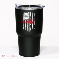 Patriotic Helicopter Flag Helicopter Pilot Gifts Tumbler thumb 0