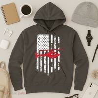 Patriotic Helicopter Flag Helicopter Pilot Gifts Hoodie thumb 3