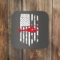 Patriotic Helicopter Flag Helicopter Pilot Gifts Coaster thumb 0