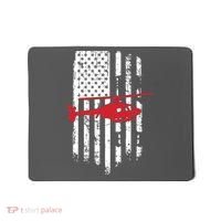 Patriotic Helicopter Flag Helicopter Pilot Gifts Mousepad thumb 0