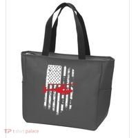Patriotic Helicopter Flag Helicopter Pilot Gifts Tote Bag thumb 3