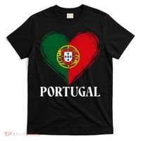 Portugal Heart Flag Proud Fans And Travelers T-Shirt thumb 0