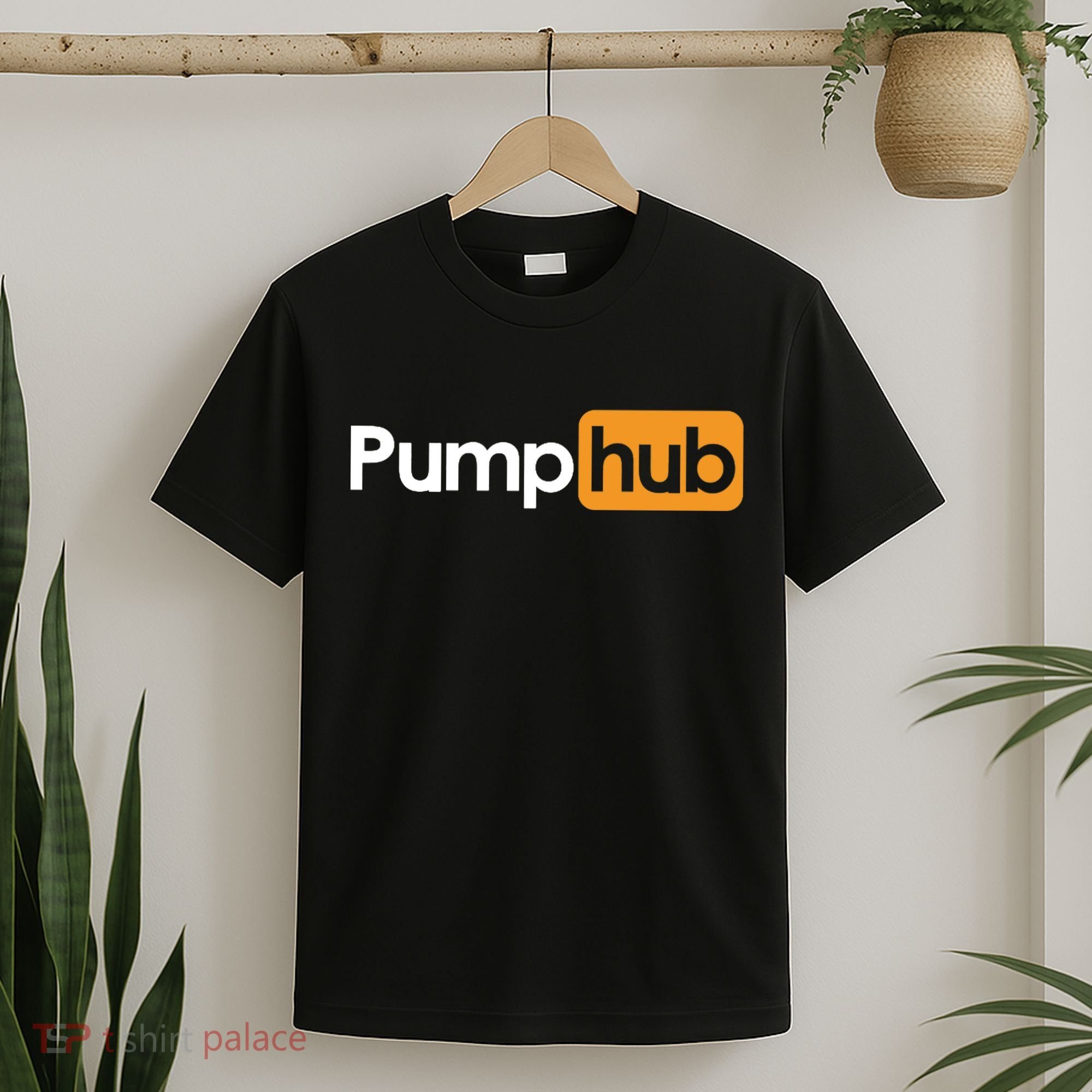 Pump Hub Funny Cute Adult Novelty Workout Gym Fitness Premium T-Shirt