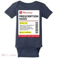 Prescription Hugs Funny Label Lazy Halloween Costume Party Baby Bodysuit thumb 0
