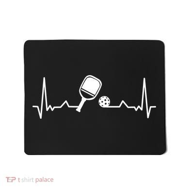 Pickleball Heartbeat Gift Pickleball Player Gift Mousepad