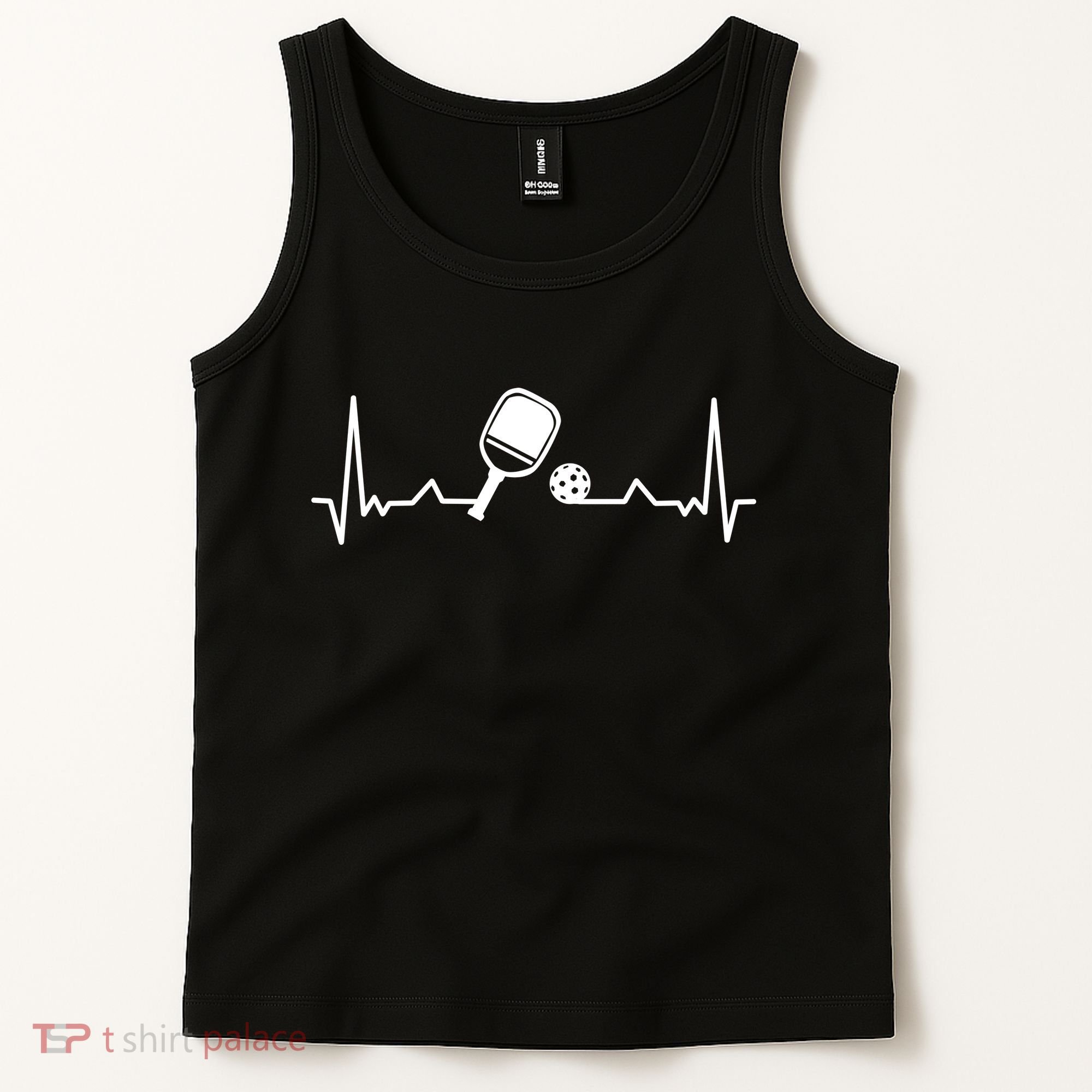 Pickleball Heartbeat Gift Pickleball Player Gift Tank Top