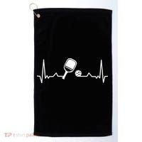 Pickleball Heartbeat Gift Pickleball Player Gift Golf Towel thumb 0