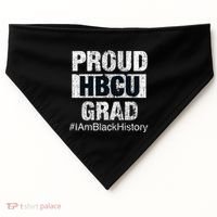 Proud Hbcu Grad College I Am Black History Month Gift USA-Made Doggie Bandana thumb 0