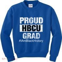 Proud Hbcu Grad College I Am Black History Month Gift Kids Sweatshirt thumb 0