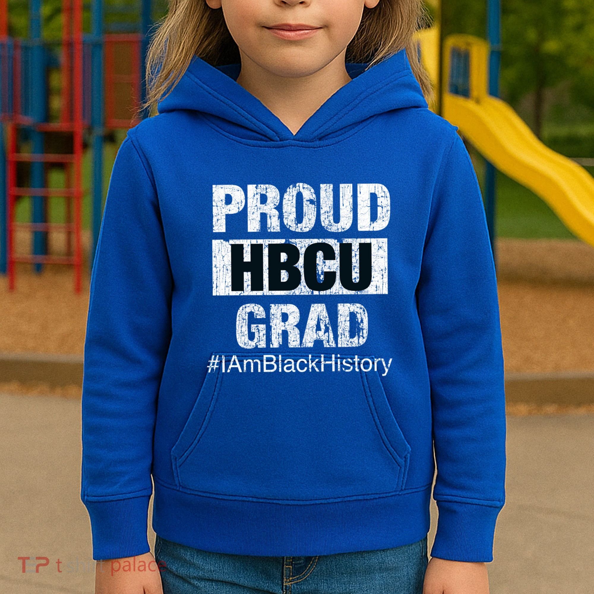 Proud Hbcu Grad College I Am Black History Month Gift Kids Hoodie