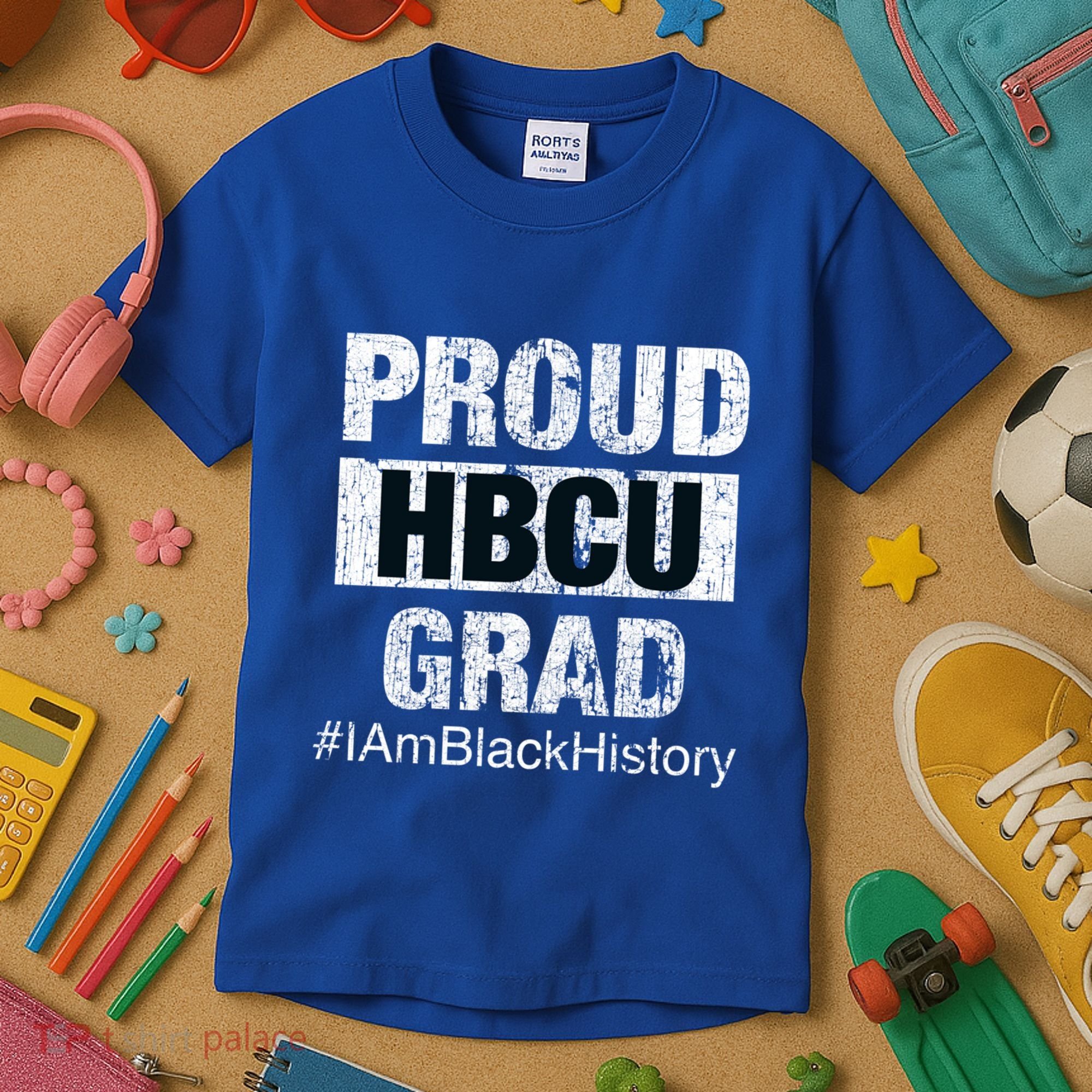 Proud Hbcu Grad College I Am Black History Month Gift Kids T-Shirt