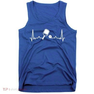 Pickleball Heartbeat Gift Pickleball Player Gift Tank Top