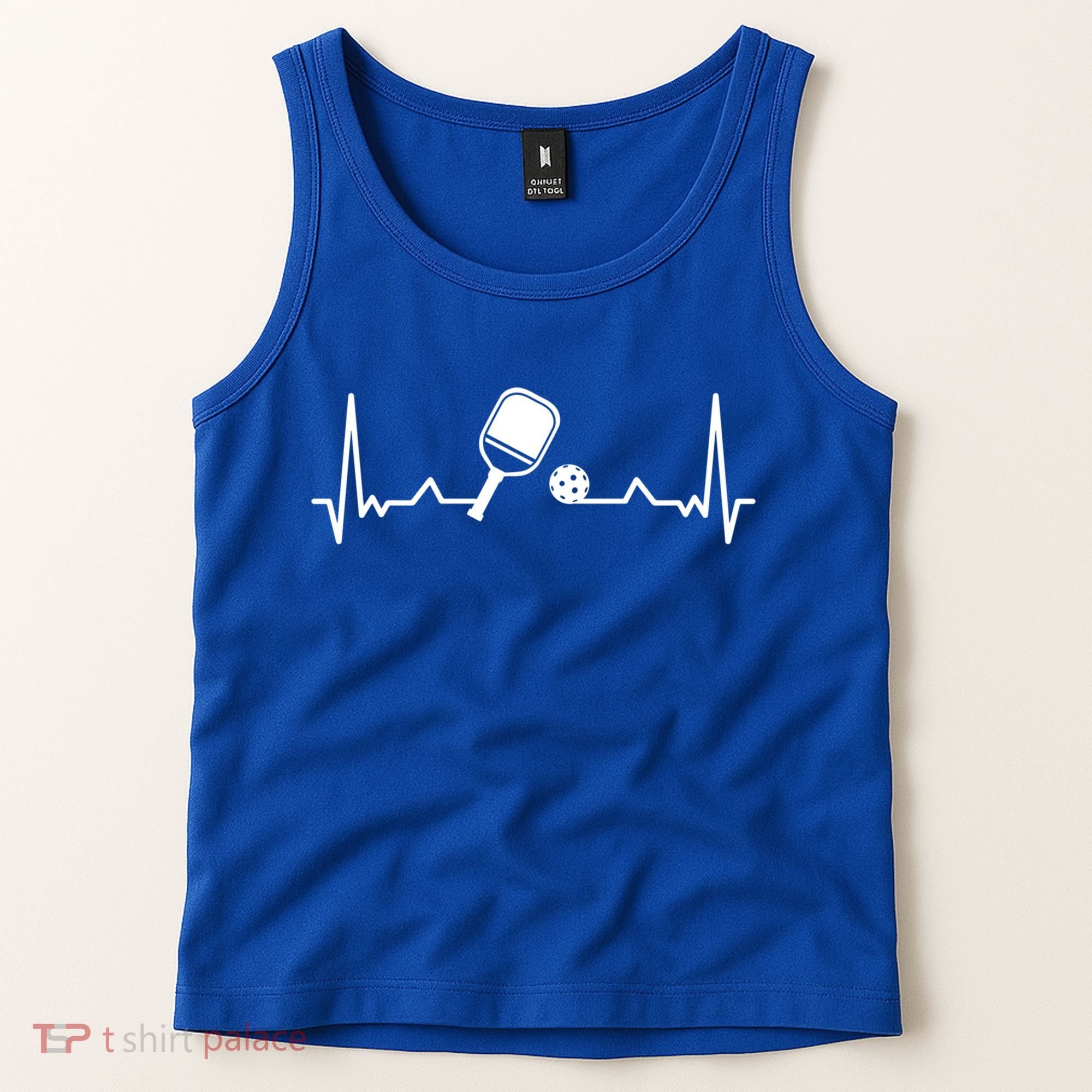 Pickleball Heartbeat Gift Pickleball Player Gift Tank Top